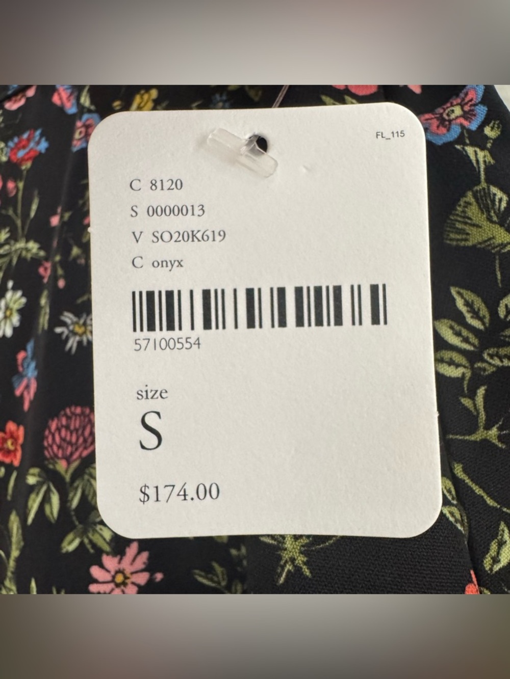 NWT Free People Flynn Skye Nadia Asymmetrical Skirt Midi High Slit Black Floral - Picture 9 of 13
